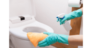 germs on toilet seat
