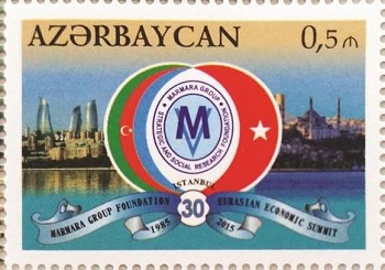 Azerbaijan Issued Stamp on Eurasia Summit