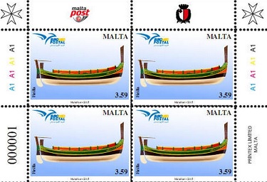 Malta Issued Stamp on ‘Boats of the Mediterranean’